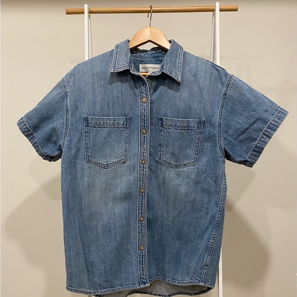 Vintage Utility Shirt - Denim Forum / Aritzia - Picture 4 of 6